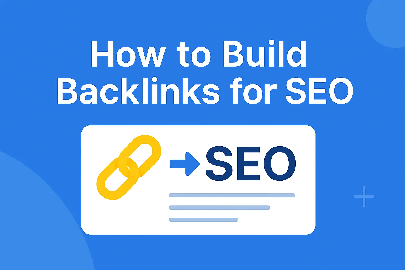 how to build backlinks